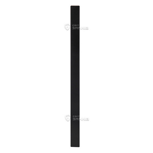 Ручка скоба ABARO Sydney 90° L:1200 X:1000 W: 40*20mm BM черный мат. (половинка) - Фото №2