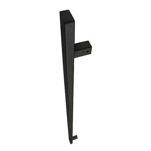 Ручки скобы ABARO Sydney 90° L:1800 X:1300 W:40*20mm SS 304 черный RAL 9005 (комплект) - Фото №2