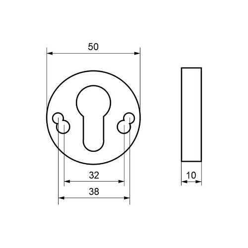 Проставка под протектор цилиндра AZZI FAUSTO Spessore 10 мм - Фото №2