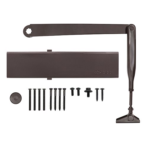 Доводчик CISA C1610.05.0.88 Professional Plus2 BC STD до 120 кг FIRE коричневый - Фото №6