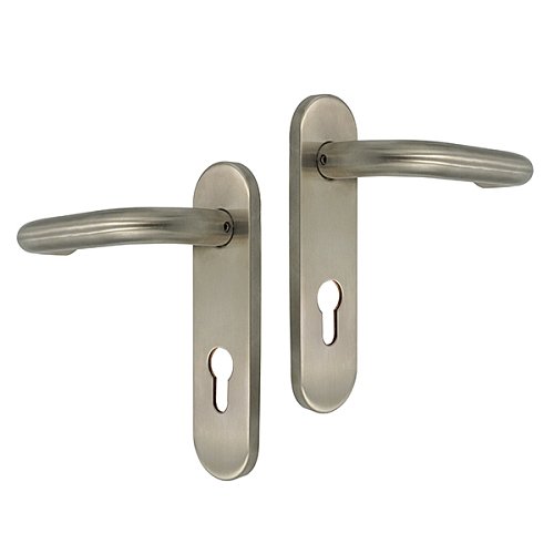 Ручки противопожарные на планке MARVON SP1 нажимная-нажимная 72мм нержавеющая сталь - Фото №1