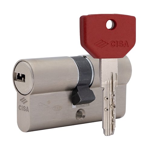 Циліндр CISA ASIX P8 PRO 70 (35*35) нікель матовий 5+1 ключ - Фото №1