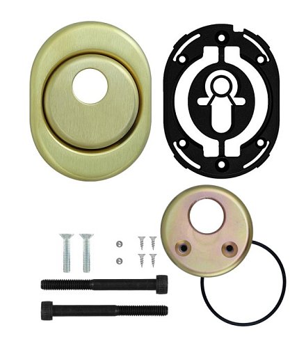 Протектор DISEC CONTRO CD2100 30 / 40мм латунь матовая - Фото №4