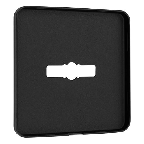Накладка сувальдна AZZI FAUSTO MDM/QSLIM/NO квадратна чорний матовий - Фото №2