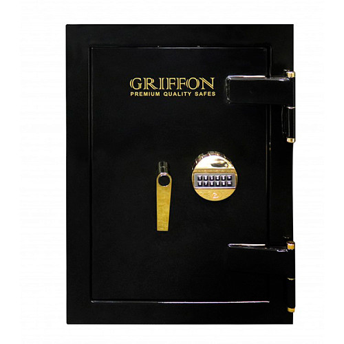 Сейф вогнезламостійкий GRIFFON CLE II.68.E BLACK GOLD - Фото №2