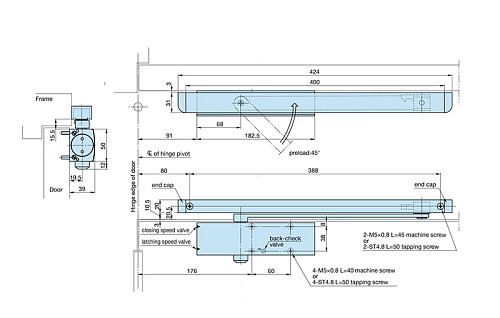 Дотягувач RYOBI D-1200T SLD HO з фіксацією до 40кг Сірий Антрацит - Фото №11