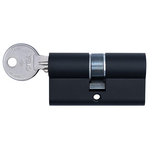 Циліндр CISA C2000 70 (35*35) чорний 3 ключі - Фото №4