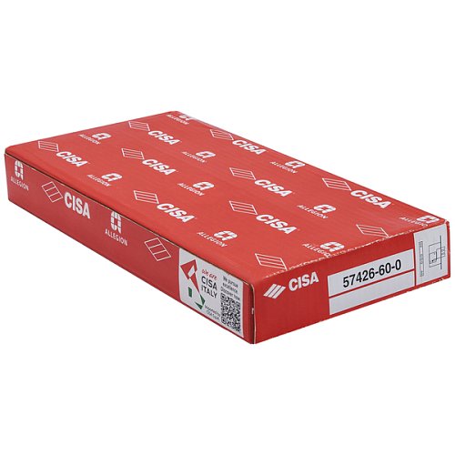 Механізм замка CISA 57426.60 Monoblock 257L (BS60) хром матовий - Фото №7