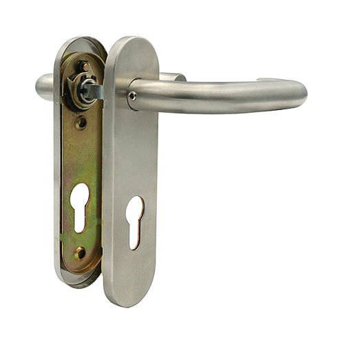 Ручки противопожарные на планке MARVON SP1 нажимная-нажимная 72мм нержавеющая сталь - Фото №5