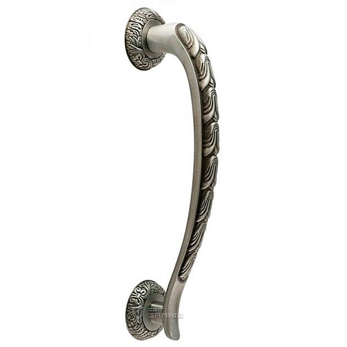 Ручка скоба TRION 00308 250 мм (комплект) SILVER античное серебро - Фото №2