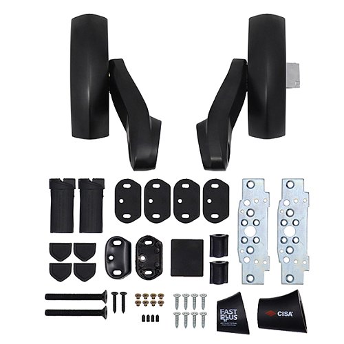 Механизм антипаники CISA Fast Push 59011.10 модульный накладной с язычком черный - Фото №13