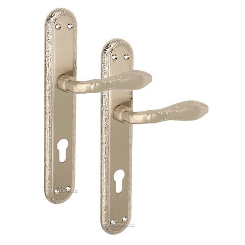 Ручки на планці OZCANLAR Zara Yale 85 нікель сатин - Фото №1