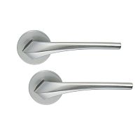 Ручки на розетте ILAVIO 2391 (1055-1112) хром матовый