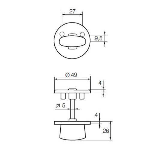 Вороток ABLOY LH001 (с индикатором) хром сатин - Фото №5