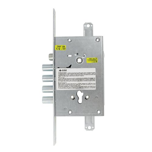 Механизм замка CISA 56535 Revolution Pro редукторный с блокировкой (BS67,5*85мм) хром матовый - Фото №3