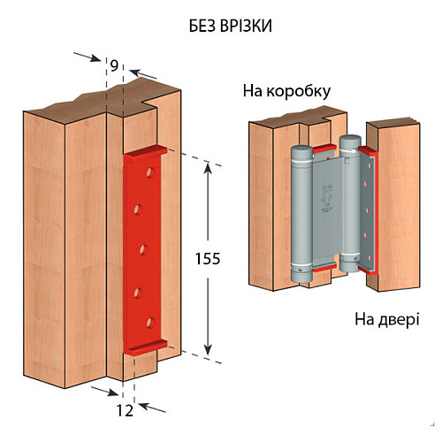 Петля барная с тормозом ALDEGHI LUIGI 101AB150B 150 мм AB бронза - Фото №11