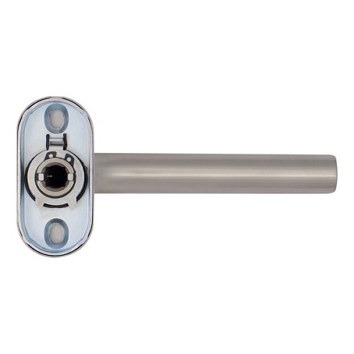 Ручки на розетте ABARO Rimini MM овальная розетта нержавеющая сталь - Фото №6