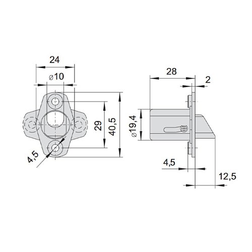 Устройство блокировки верхней тяги CISA 07089.52 - Фото №5