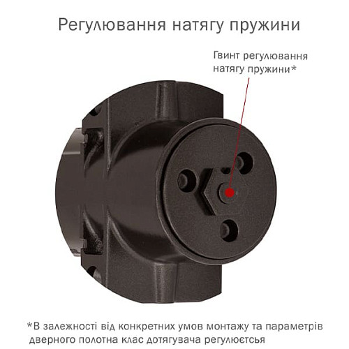 Дотягувач RYOBI DS-4550 BC/DA STD HO з фіксацією до 200кг Коричневий - Фото №7