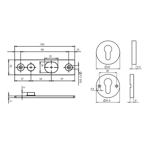Електроригельний замок YLI Electronic YB-600C (LED) НЗ (без живлення замкнений) - Фото №5