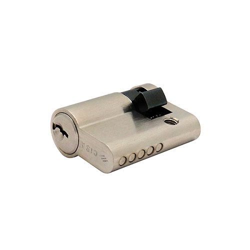 Циліндр половинка CISA C2000 45 (35*10) нікель матовий 3 ключі - Фото №2