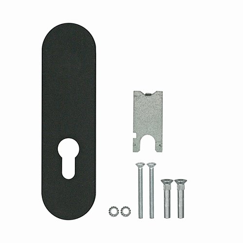 Планка для антипаники наружная MARVON SP34 под цилиндр черный матовый - Фото №4