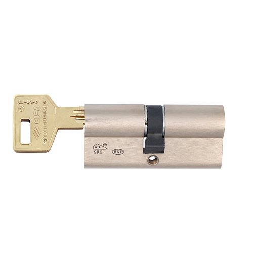 Цилиндр CISA C3000 75 (35*40) никель матовый 5 ключей - Фото №5