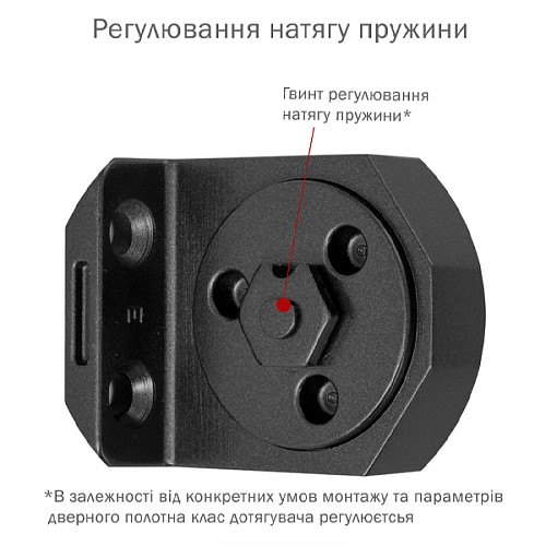 Дотягувач RYOBI DS-3550P BC/DA PRL HO з фіксацією до 100кг Чорний - Фото №7