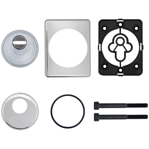 Протектор AZZI FAUSTO Antitubo 25 мм ME50/TEKNO/CL прямокутний хром полірований - Фото №6