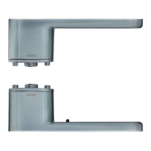 Ручка-защелка GAVROCHE GRclick (BS60мм) магнитная сатиновое серебро/белый - Фото №2