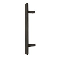Ручка скоба ABARO Sydney 45° L: 600 X: 400 W: 40*20mm SS 304 черный RAL 9005 (половинка)