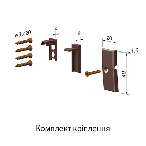 Порог выдвижной COMAGLIO 1800 с прижимом со стороны короба 93-83 см - Фото №4