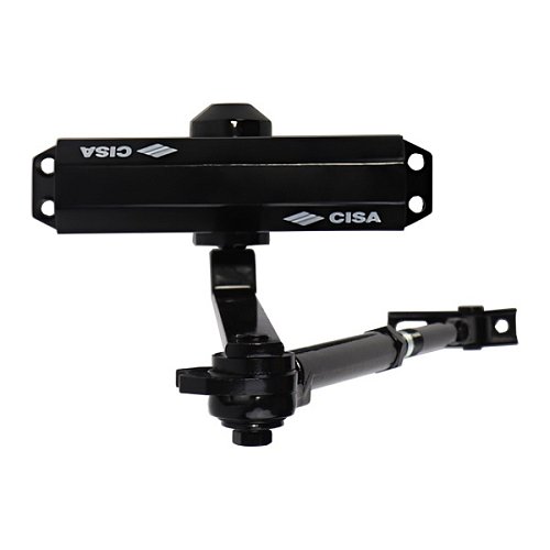 Дотягувач CISA 60471.03.0.44 STD HO з фіксацією до 80 кг чорний - Фото №2