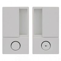 Ручки для розсувних дверей AGB Wave WC B3000202FM матовий білий