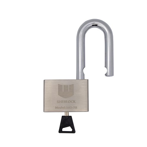 Замок навісний SHERLOCK 102-70 довга дужка (3 ключа) - Фото №4