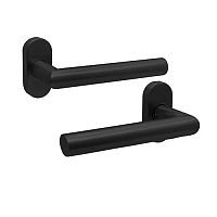 Ручки на розеті ABARO Lido MM чорний