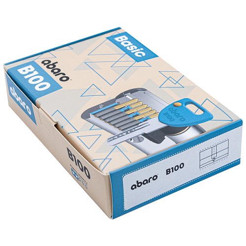 Циліндр ABARO B100 110T (55*55T) Ni нікель сатин 5 ключів - Фото №11