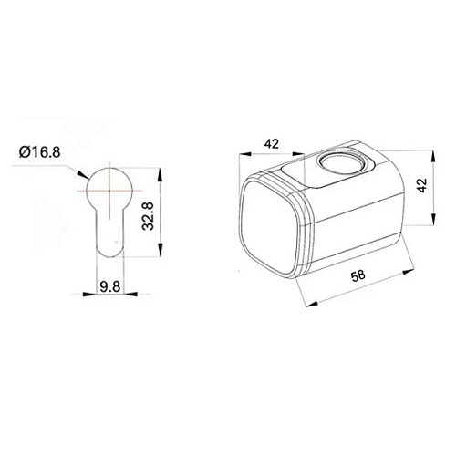 Розумний циліндр PES Cylinder 3 90T (45*45T) сірий - Фото №6