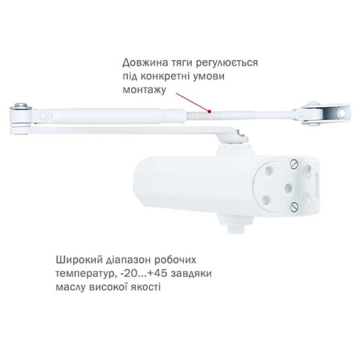 Дотягувач RYOBI D-1554 STD до 80кг FIRE Білий - Фото №5