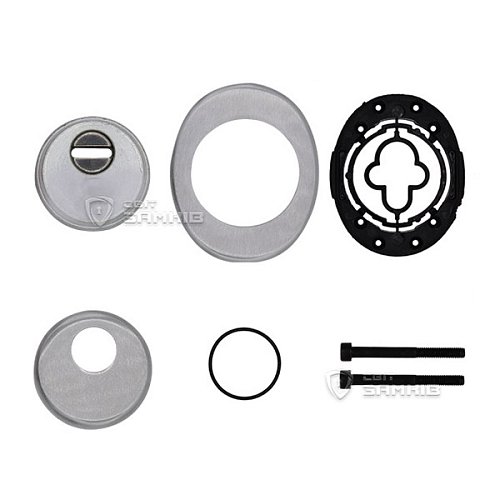 Протектор AZZI FAUSTO F23 25 мм 85x70 матовий хром - Фото №4