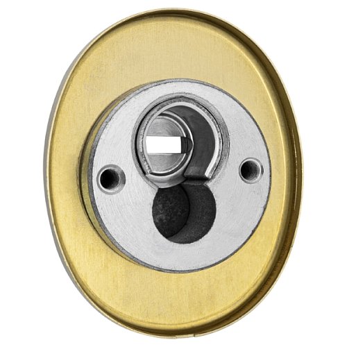 Протектор AZZI FAUSTO Antitubo SB 25 мм ME50/85X70/OS овальний широкий латунь матова - Фото №3