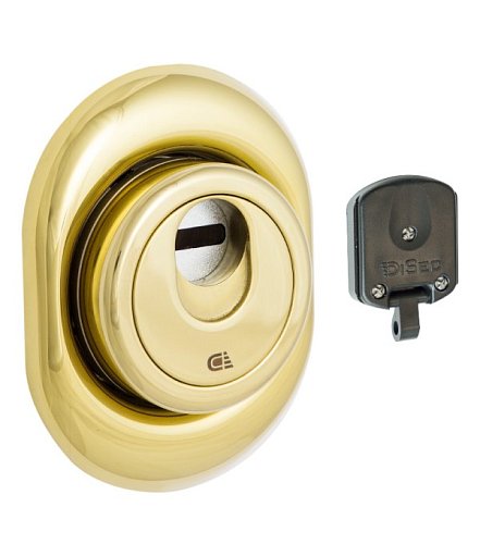 Протектор магнітний DISEC 3G2FM 25мм латунь PVD - Фото №1