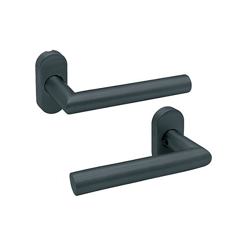 Ручки на розеті ABARO Lido MM антрацит - Фото №2