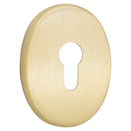 Накладка на серцевину AZZI FAUSTO MY/85X70/OS овальна широка латунь матова - Фото №1