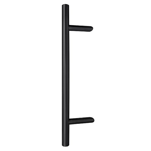 Ручки скобы ABARO Bali 45° L: 800 X: 600 D: 32mm SS 304 черный RAL 9005 (комплект) - Фото №5