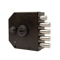 Замок накладний SHERLOCK 06.61-K65 (BS64мм) 5 ключів