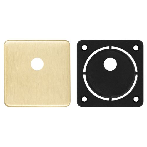 Накладка під шток AZZI FAUSTO MP/QSLIM/OS квадратна латунь матова - Фото №3