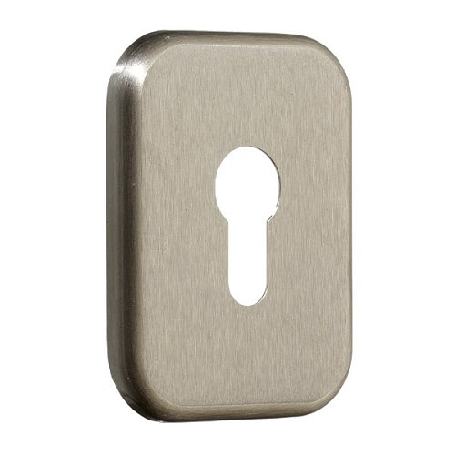 Накладка на серцевину AZZI FAUSTO MY/LINE внутрішня прямокутна 82х62 нікель сатин - Фото №1