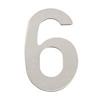 Цифра «6» нержавеющая сталь
