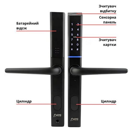 Умный замок PES Ford 2 накладной черный - Фото №8